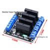 Low Level Solid State Relay Module 5V, 1/2/4/8 Channels, 250V 2A with Fuse