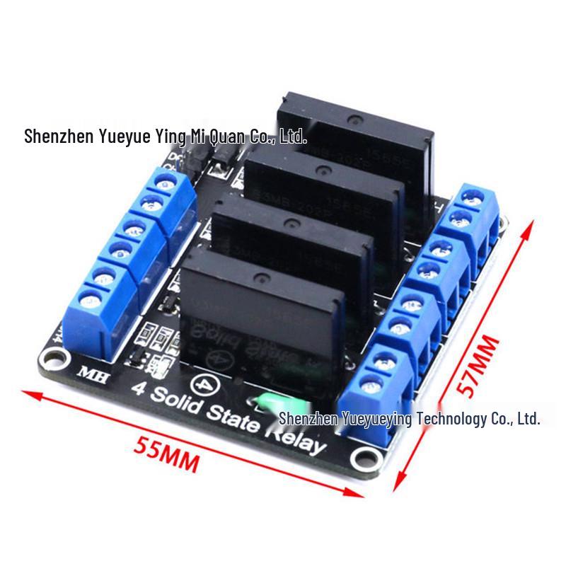Low Level Solid State Relay Module 5V, 1/2/4/8 Channels, 250V 2A with Fuse