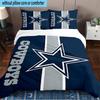 American Football Team 3PCS Bedding Set 2D Printing (Includes 1 Duvet Cover + 2 Pillowcases Coreless), Bedroom decor,Fan Gift