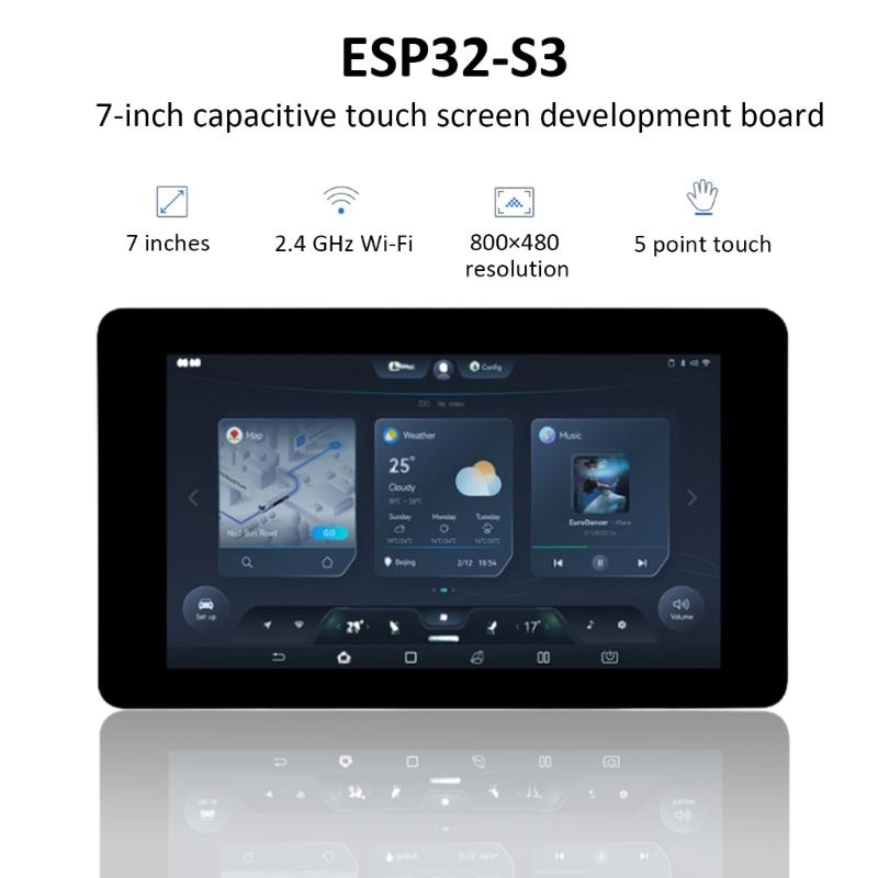 ESP32 7inch 800x480 LCD Display Touch Screens Development Board Bluetooth-compatible 8MB Flashed Capacitive Screens