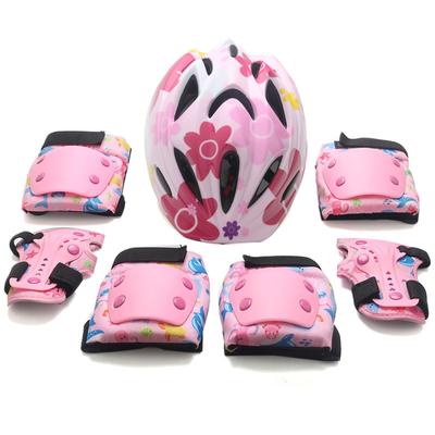 Child Protective Equipment Helmet Elbow Knee Pads for Girls Aged 3 4 5 6 7 8 9 10 11 12 Year Boy Suitable for Roller Skating and Skiing