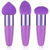 Pensule Machiaj Sibba 3 BUC Burete Pudră Beauty Blender Burete Amestecare Aplicator Corector Colorare Fond de Ten Fixare Față Cosmetică Cosmetice