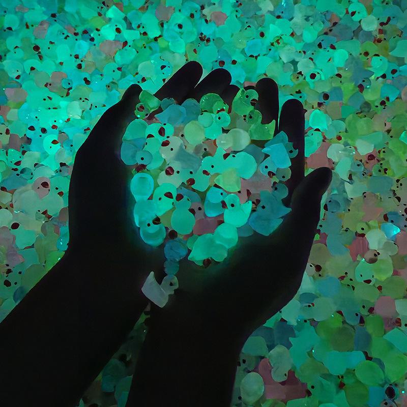 Anatra Luminosa in Resina Fai da Te Gioielli e Accessori per Capelli Mini Ornamenti per Auto