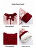 Meng Tang Tang Festive Chinese New Year Kids' Hanfu Set - Traditional Winter Outfit