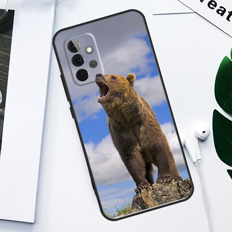 Grizzly Bear Animal For Samsung Galaxy A06 A05 A16 A54 A34 A14 A55 A35 A15 A53 A33 A13 A22 A32 A52 Phone Case