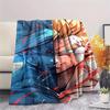 Dragon Ball Print Flannel Blanket,High Quality Comfortable for All Seasons,Home Decor,Warmth and Comfort,Perfect for Christmas Gifts
