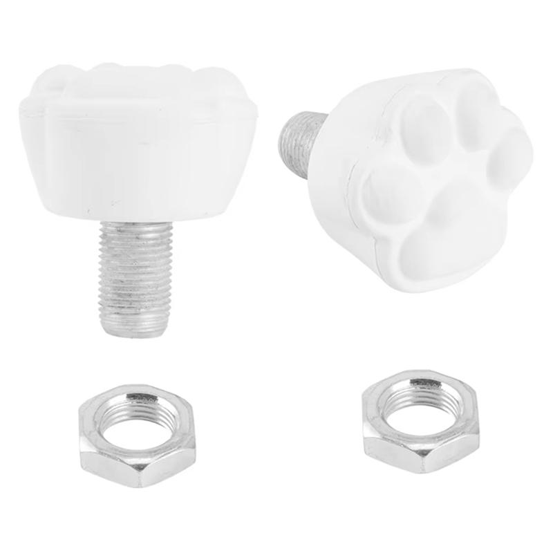Rubber Brake Block Stoppers 82A Replacement Toe Stops Plugs For 2Pcs Roller Skates Skate Accessories White
