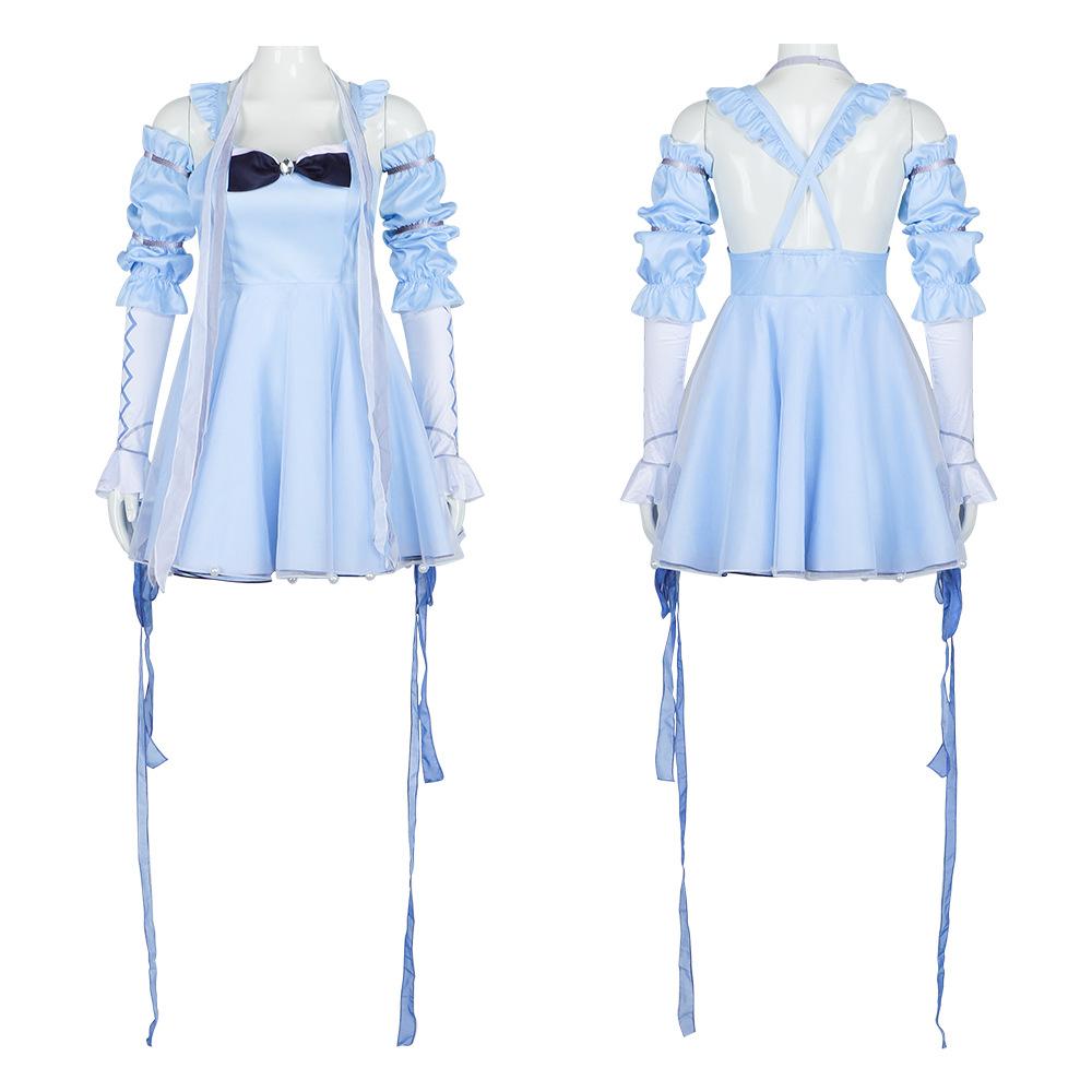 Virtual Singer Cos Costume Luo Tianyi Dress Two-Dimensional Comic Show Costume Cosplay Halloween Stage Costume