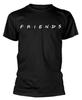 Friends Logo Black T-Shirt