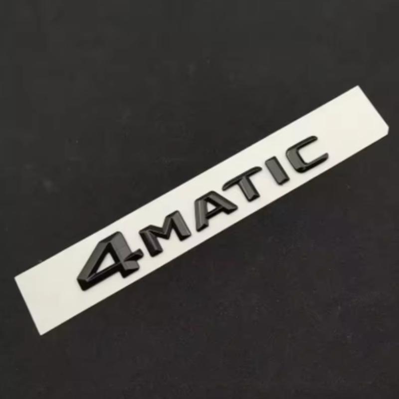 Logo Chrome ABS Emblème E350 Lettres 4matic Autocollant CDI Badge Coffre Voiture Pour Mercedes Benz E350 W213 W212 Accessoires MU8