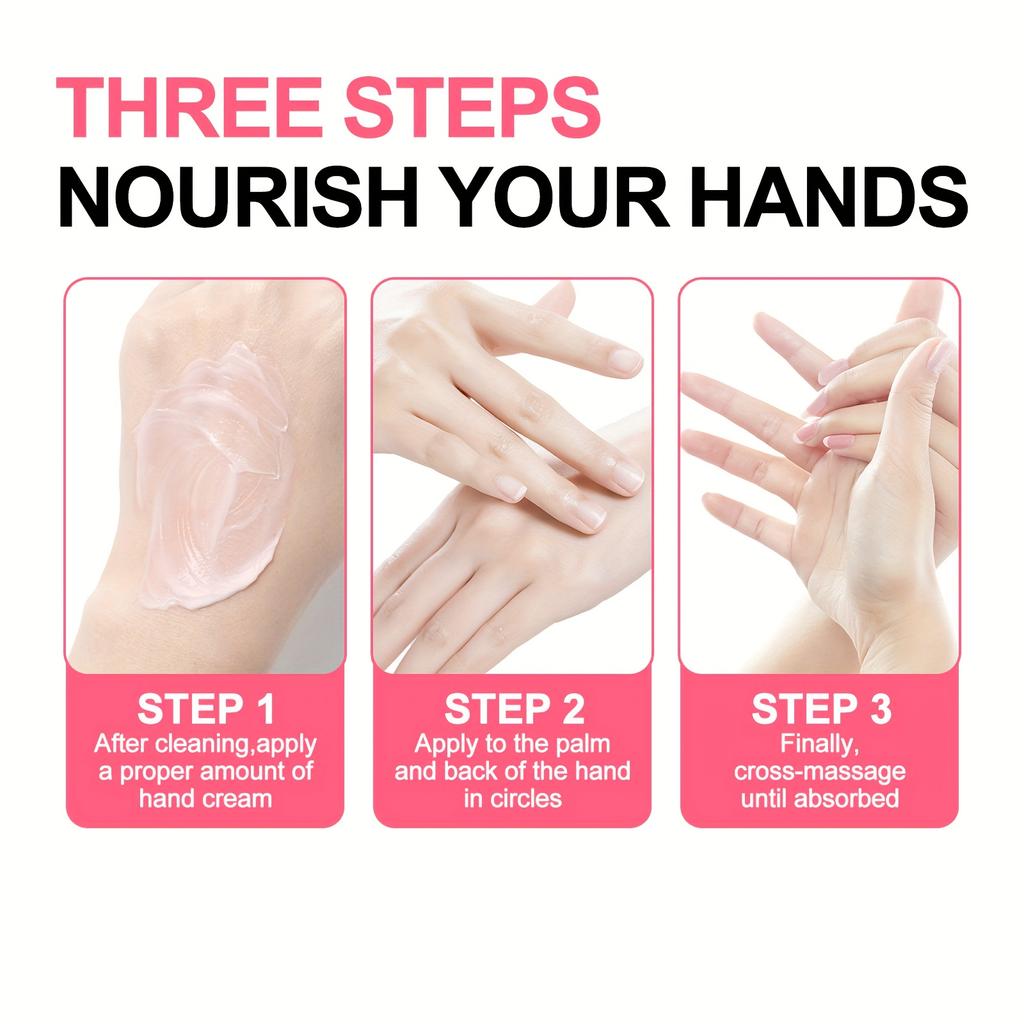 Cherry Blossom Hand Cream- Long Lasting Moisturizing, Easy to Absorb, Suitable for Autumn and Winter Skincare, Skincare Products.