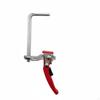 Ratchet Bar Clamp Heavy Duty Quick Grip FClamp NonMarring Pads Track Saw Accessory for Woodworkers,