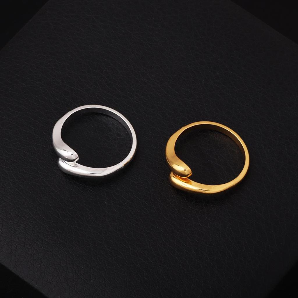 Angel's Tear Jewelry Set: Water Drop Pendant Necklace, Openable Bracelet, Earrings, and Ring - Four-Piece Collection