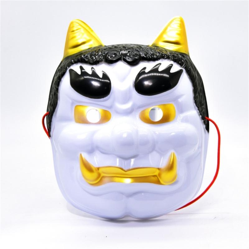 Japanische Oni Dekorationsmaske Premium PVC Leicht Bequem Kostümmaske Für Rollenspiel Partys Festivals