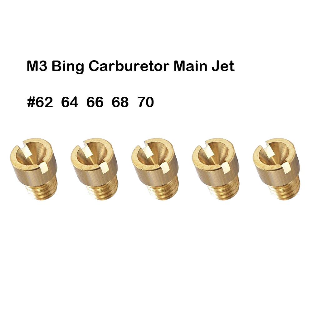 Carburetor M3 Bing Main Jet gr spray nozzle YY50QT-8 LF50QT8A X1 LJ50QT-E Nozzle Carburador Gicleur Carburettor Main Jets