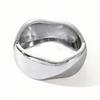 Europe and the United States Popular Bracelet INS Minimalist Irregular Wavy Pattern Jewelry Metal Glossy Bracelet Women's Jewelry
