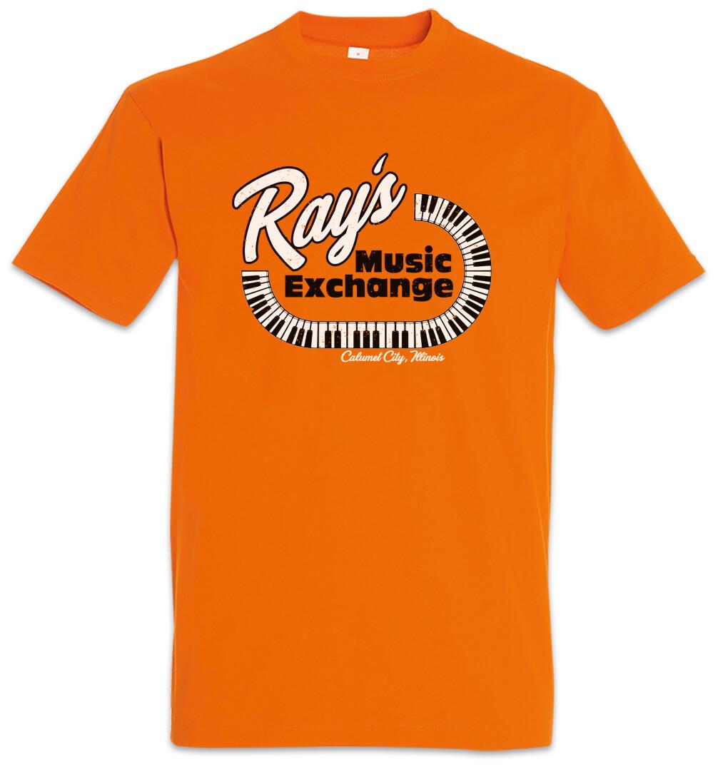 Ray s Music Exchange T-Shirt Blues Sign Company Brothers Logo Symbol L