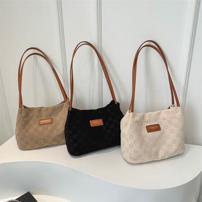 Large Capacity Trend Foreign Style Women's Bag 2025 New Retro Student Casual Shoulder Armpit Bag Fashion Tote Bag
