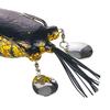 9cm/25g Silicone Huge Frog Bait Colorful Slice Double Sequin Soft Artificial Frog Bait