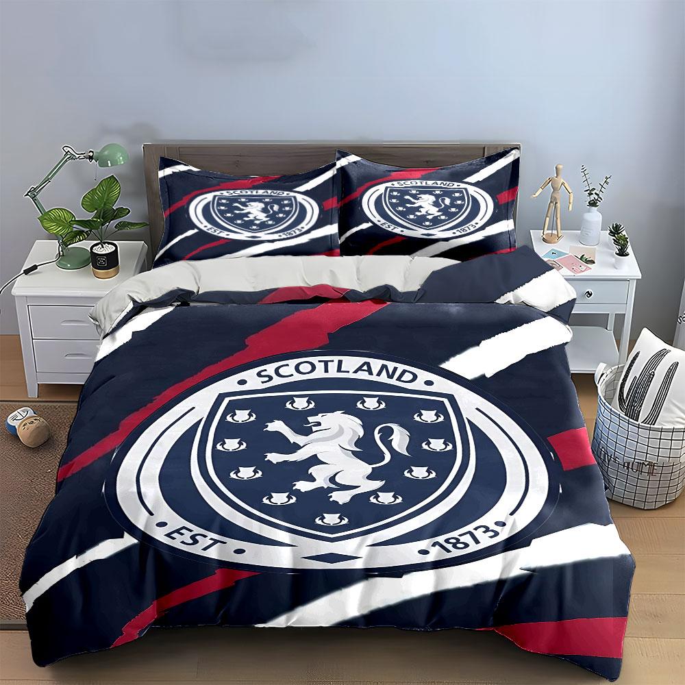 Scotland Flag Bedding Set Bedding Duvet Cover Set Duvet Cover Pillowcases (1 * Duvet Cover 2 * Pillowcases, without duvet insert)