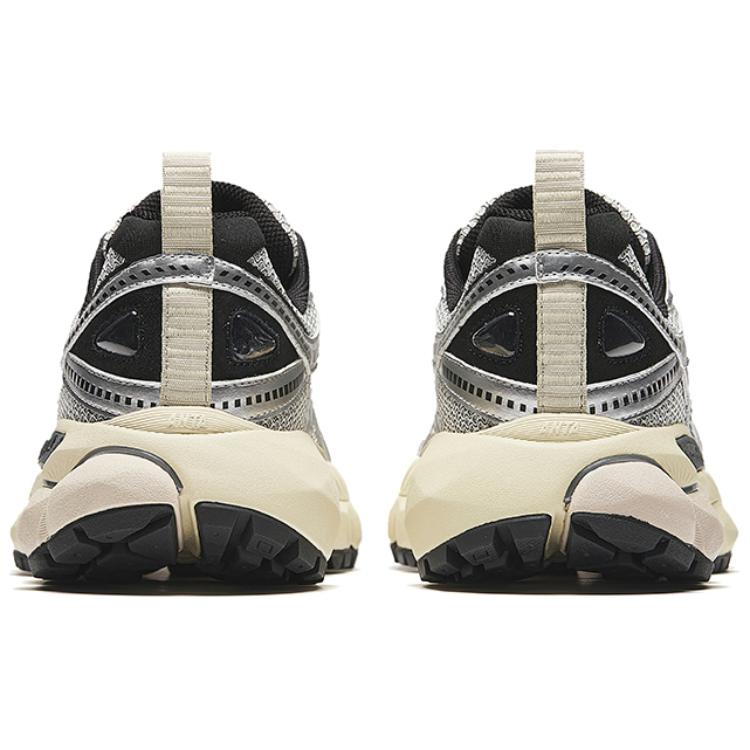 Anta Hiking Running Shoes Silver Black Beige Men 112438808A-1