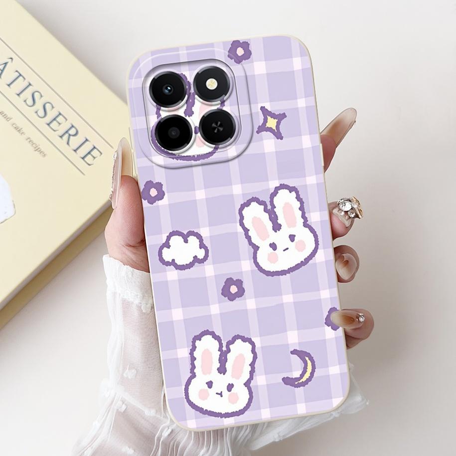 For Cover Honor X6c Phone Case Cute Cartoon Rabbit Love Heart Shockproof Funda For HonorX6c 4G NIC-LX1 NIC-LX2 NIC-LX3 X 6c Capa