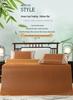 Thickened Foldable Summer Ice Silk and Rattan Sofa Cushion Mat with Wool Material