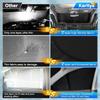 Karltys 3PCS Windshield Sun Shade For -2025 Hyundai Santa Cruz, 210T Thickened Front And Side Window Sunshade Cover  Fit Santa Cruz, Foldable Sun