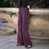 Demana Women's Fluffy Air Layer High-Waist Wide-Leg Sweatpants