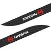 2pcs Car Side Skirt Sill Carbon Fibre Body Protection Sticker For Nissan Nismo Tiida Sylphy Teana Trail T30 T32 Qashqai J10 J11