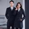 Teluoman Unisex Mid-length Wool Coat