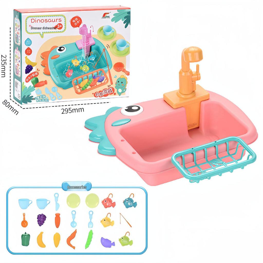 Educational Kitchen Role-Playing Dishwasher Toy for Kids