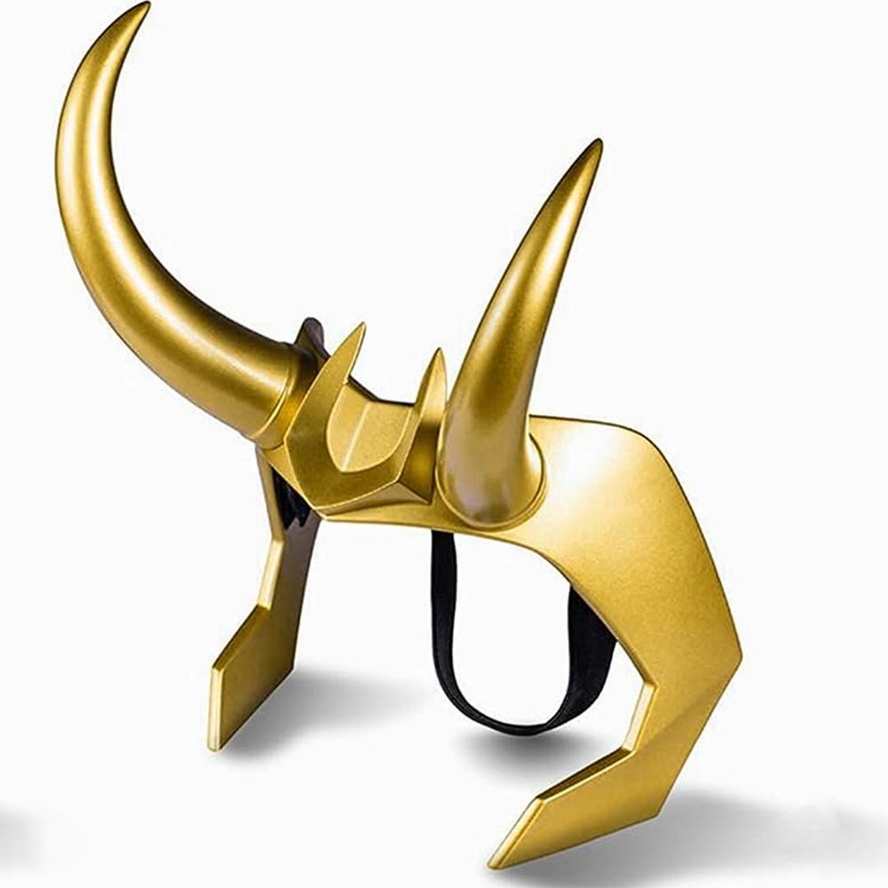 Loki Headpiece Loki Crown Maska pro karnevalové noční kostýmy Příslušenství Rekvizity