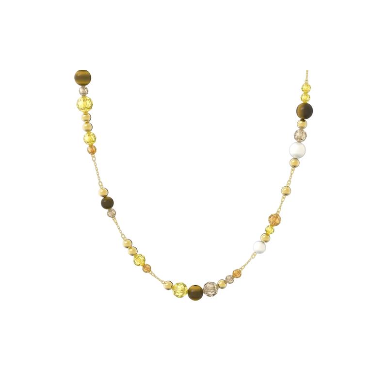 Swarovski Fashion personality trend necklace women s multi-color 5618300 коричневый