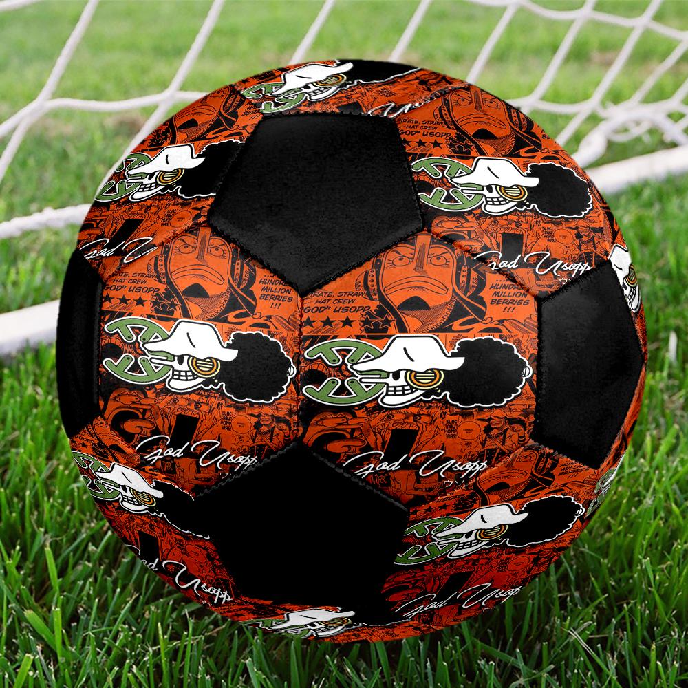1pc Anime One Piece Football Soccer Ball Size 5 Indoor Soccer Ball Fashion Colorful  Backyard Game -Great For Sports Fans Gift HE54