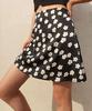 SCIONE 2020 Women's Skirt High-Waisted Satin Print Skirt European American Style Flower Sexy Skirt
