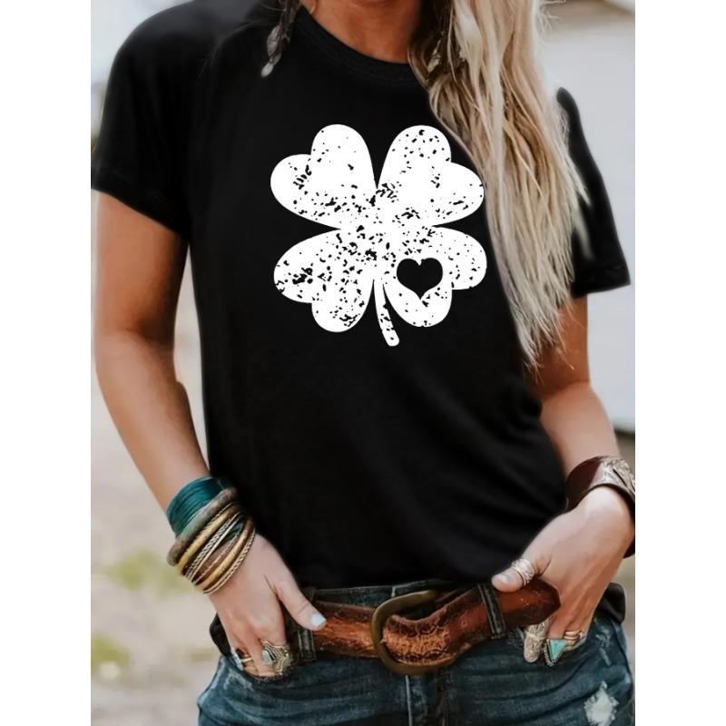 Summer Round-neck Pullover Short-sleeved Women's T-shirt