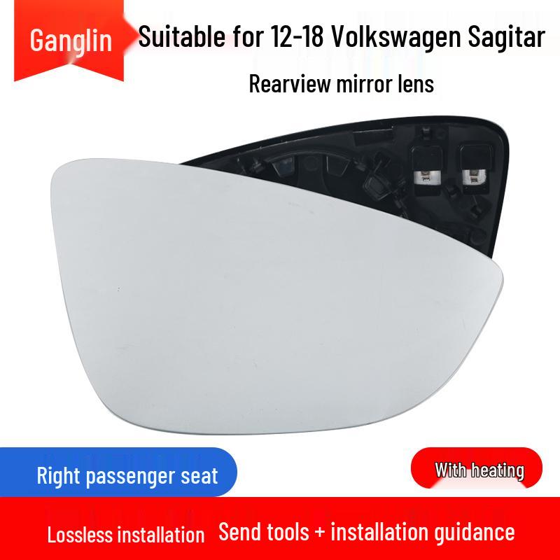 Volkswagen Sagitar Rearview Mirror Shell & Lens for 2012-2018 Models