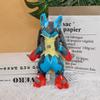 Cute Shiny Riolu Plush Toy Soft Stuffed Animal Doll Kids Birthday Gift