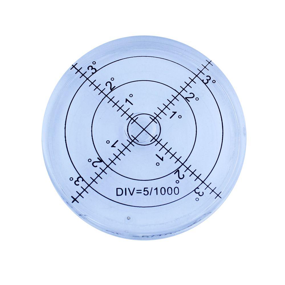 66*10mmHigh Accuracy Inclinometer Round Spirit Level Plastic Circular Horizontal Instrument Construction Machinery Level
