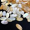 20Pcs, Natural Shell Pendant Connector, Handmade Oval Charms Connectors for Jewelry Making DIY Necklace Accessories