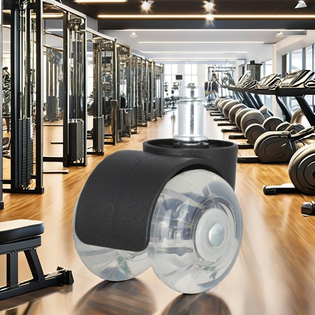 SGY Contemporary Design 50mm PP Wheel PU Brake Swivel Casters >90kg Load Capacity for Hotel Office Home Outdoor Use