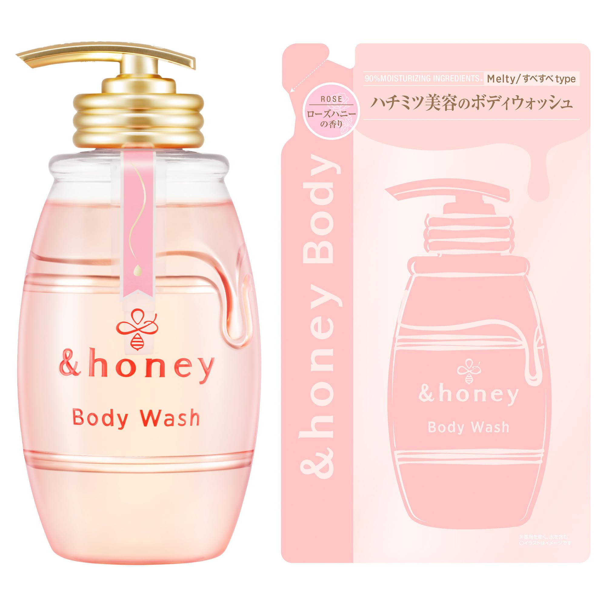 

Melty Moist Gel Body Wash 500 мл Refill 440 мл Мыло для тела и мед +