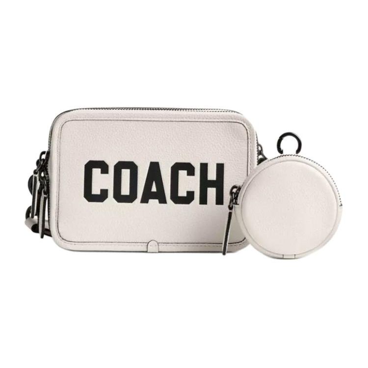 Coach Leather Camera Bag With Pouch CP270-CAH Basic Set (Bag+Dust Bag)