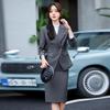 Tluoman Women's Long-Sleeve Business Suit Set