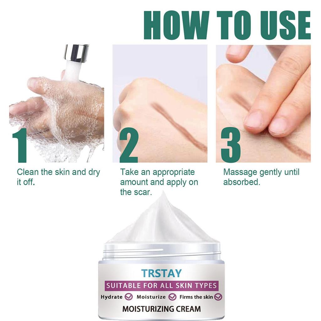 Smoothing Skin Stretch Mark Cream, Gentle and Non-irritating, Smooths Wrinkles and Fades Fine Lines