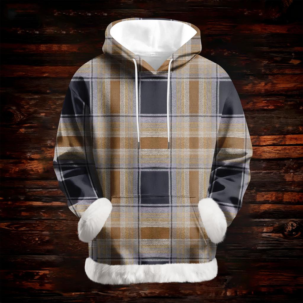 Damska codzienna bluza z kapturem z długim rękawem i nadrukiem