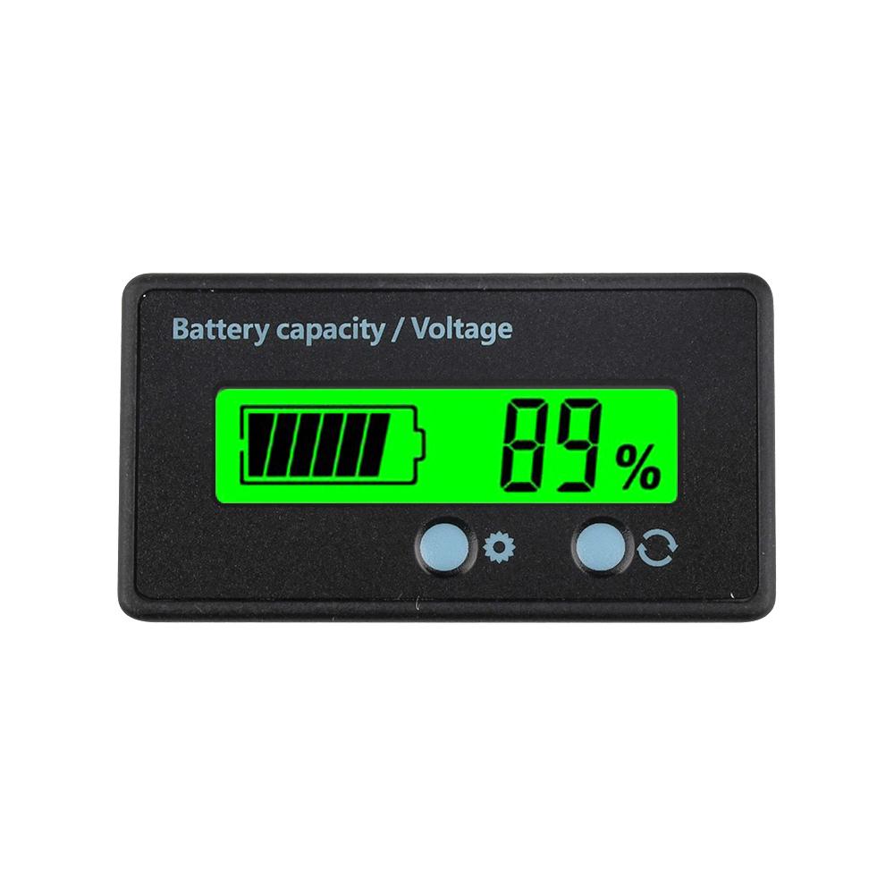 6-73V Acid Lithium Battery Capacity Indicator Car Motorcycle Digital Voltmeter Voltage Tester Meter Tool Battery Level Indicator