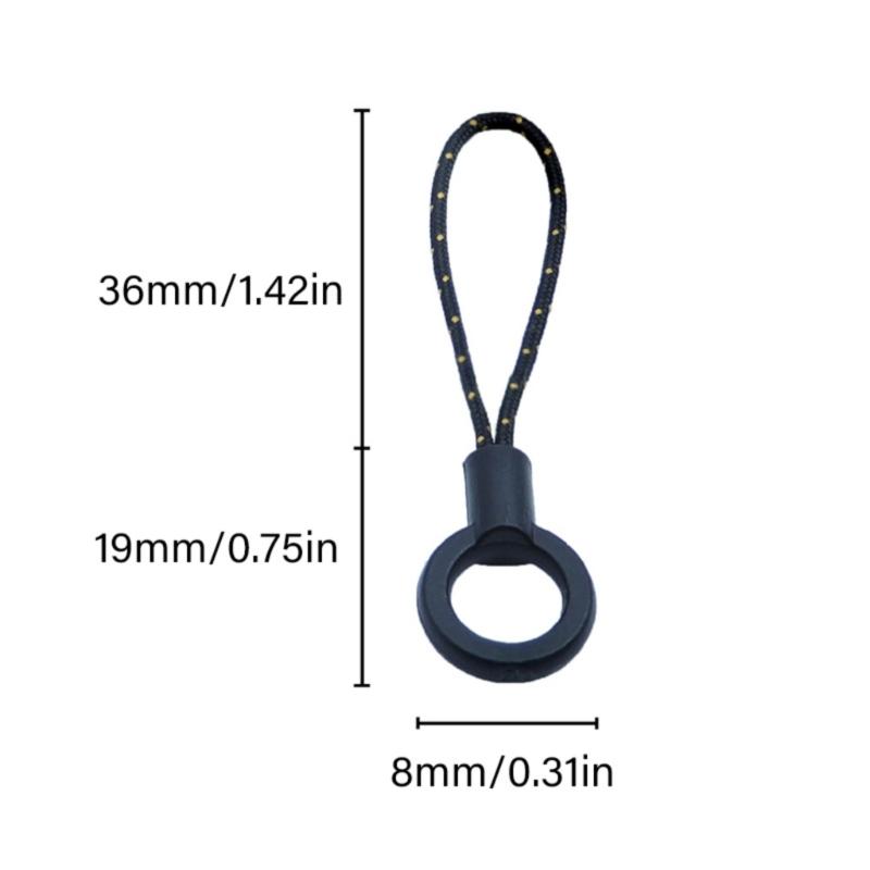 Keychains Lanyard for Securing Items Key Mobile Phones Flashlights Durability Plastic Reinforced End Easyly Setups