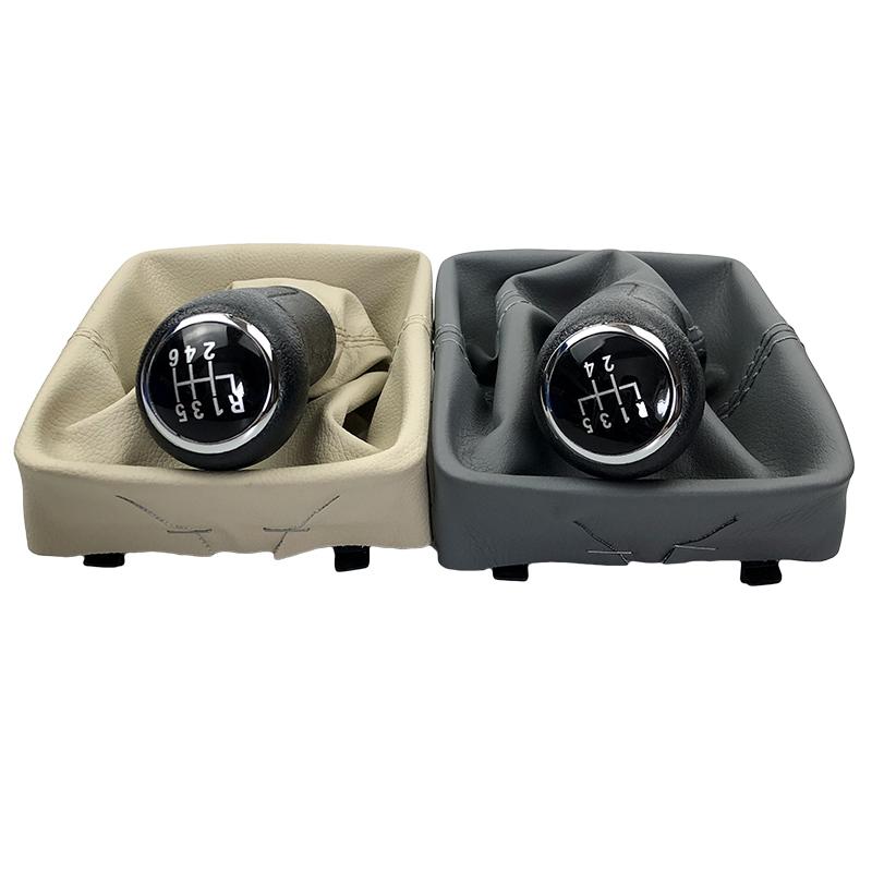 Gear Shift Knob Shifter Lever Stick Gaiter Boot Cover Case Cars Accessories For VW Volkswagen Polo 9N 9N2 2002-2009 2010 Sedan